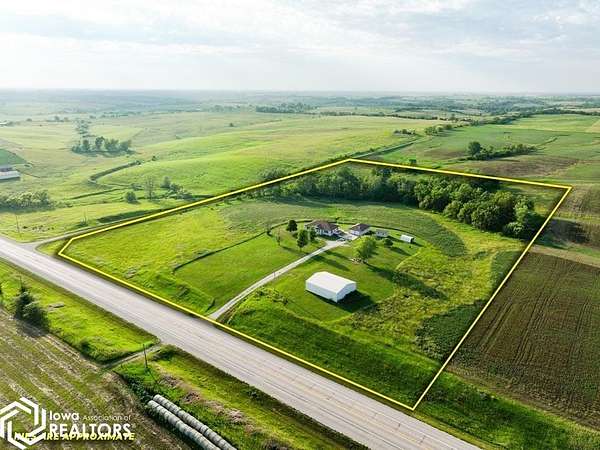 17.5 Acres of Land with Home for Sale in Woodburn, Iowa