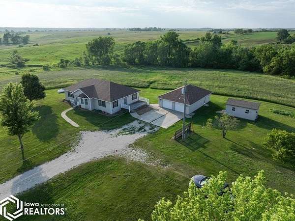 17.5 Acres of Land with Home for Sale in Woodburn, Iowa