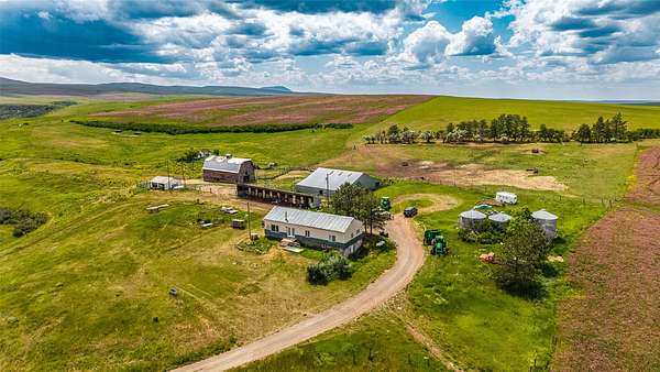 731 Acres of Land with Home for Sale in Raynesford, Montana