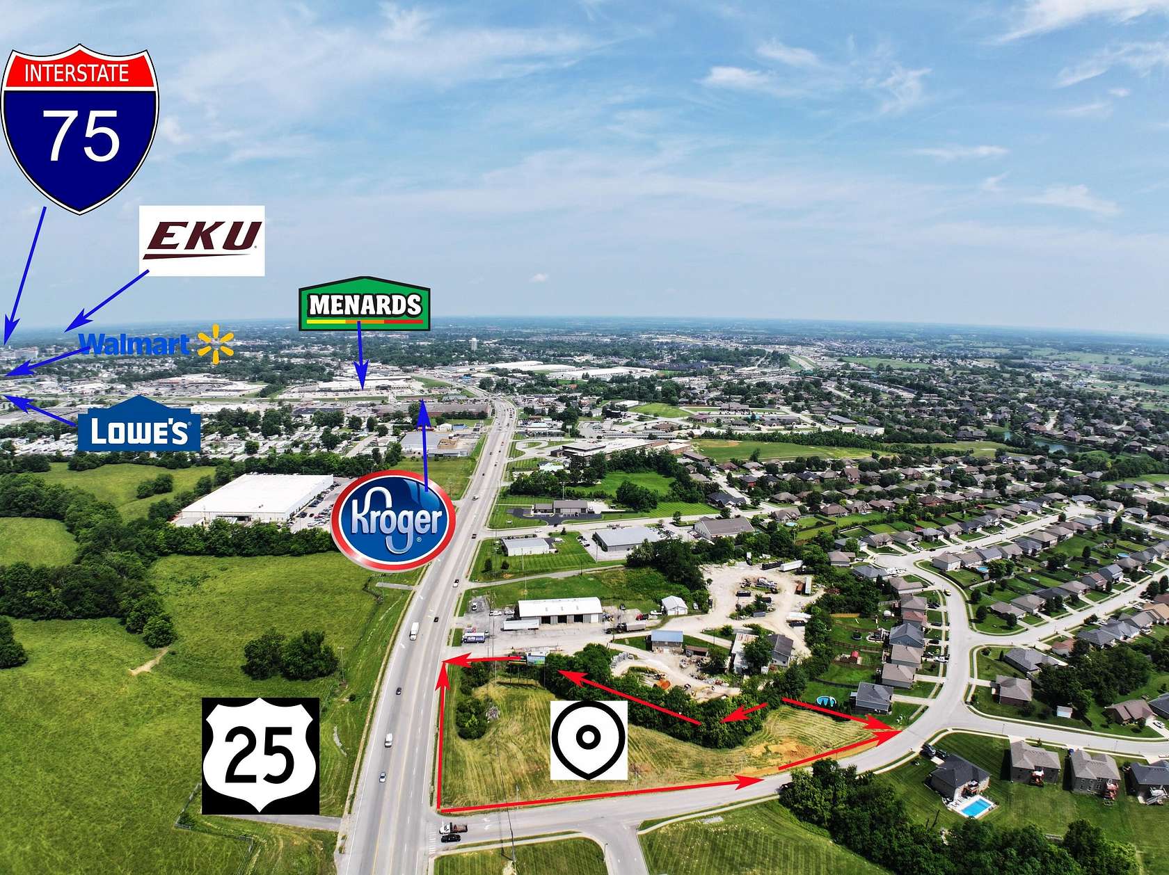 1.7 Acres of Mixed-Use Land for Sale in Richmond, Kentucky