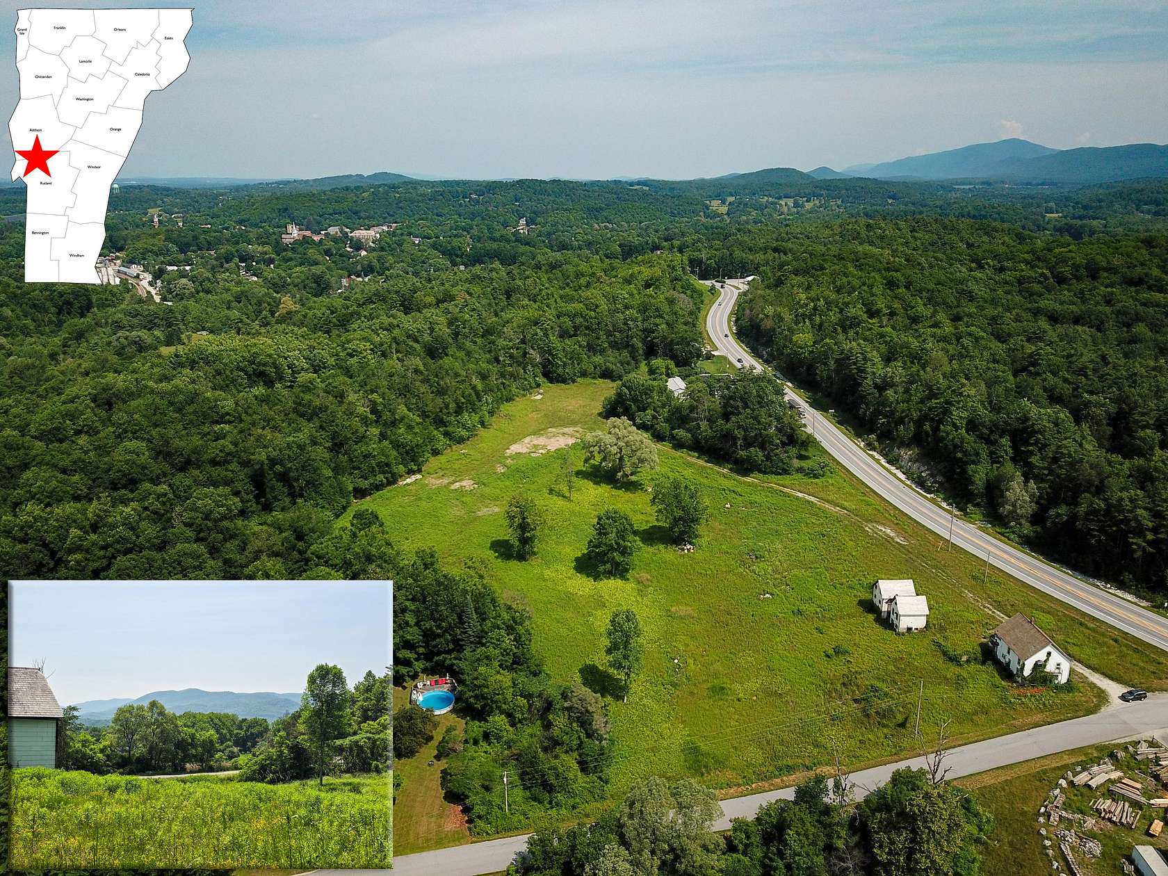 34 Acres of Recreational & Residential Land for Sale in Brandon, Vermont
