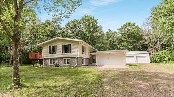 6.67 Acres of Residential Land with Home for Sale in Cameron, Wisconsin