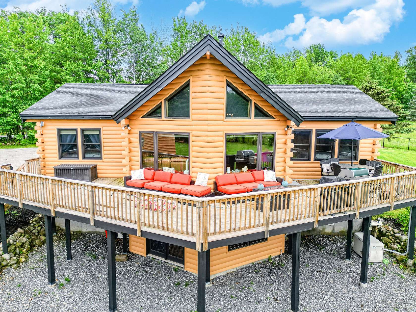 6.13 Acres of Residential Land with Home for Sale in Harrison, Maine