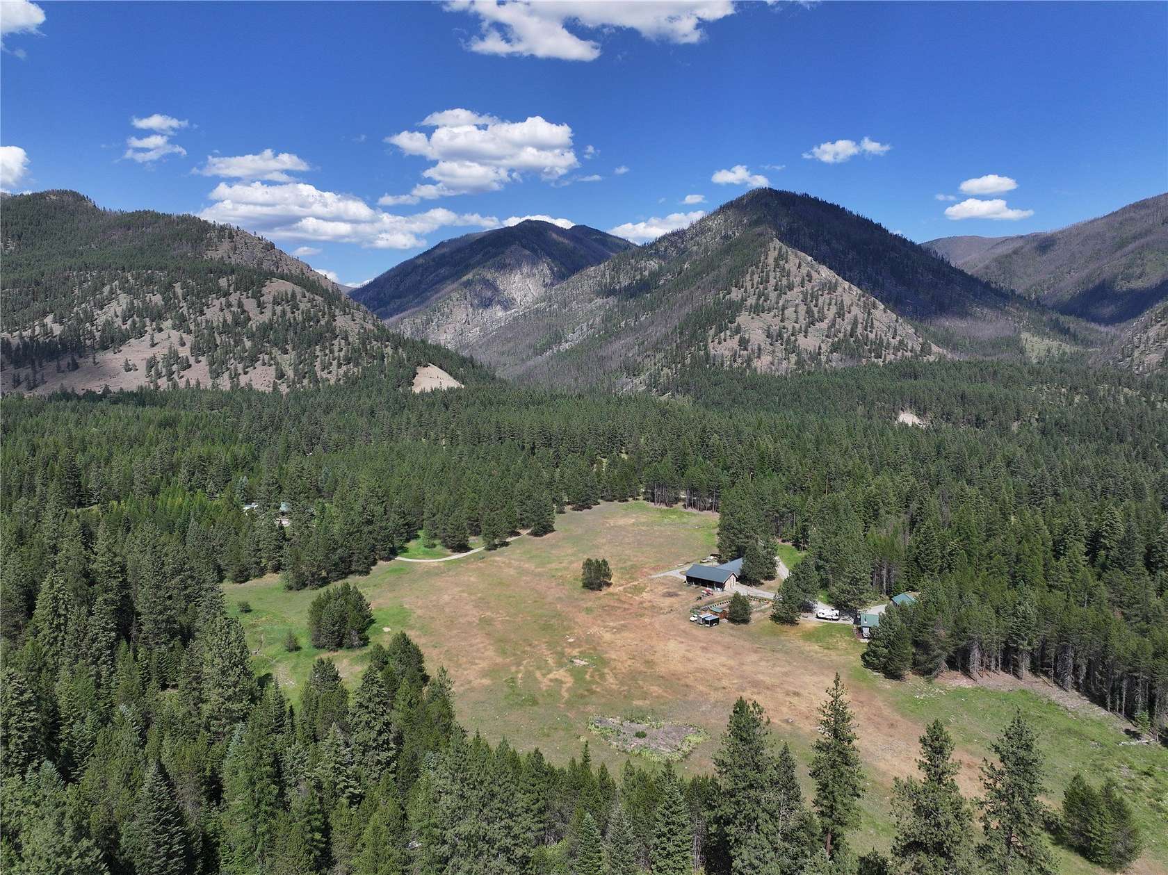15.3 Acres of Recreational Land with Home for Sale in Thompson Falls, Montana