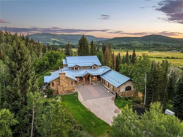 18.5 Acres of Recreational Land with Home for Sale in Steamboat Springs, Colorado