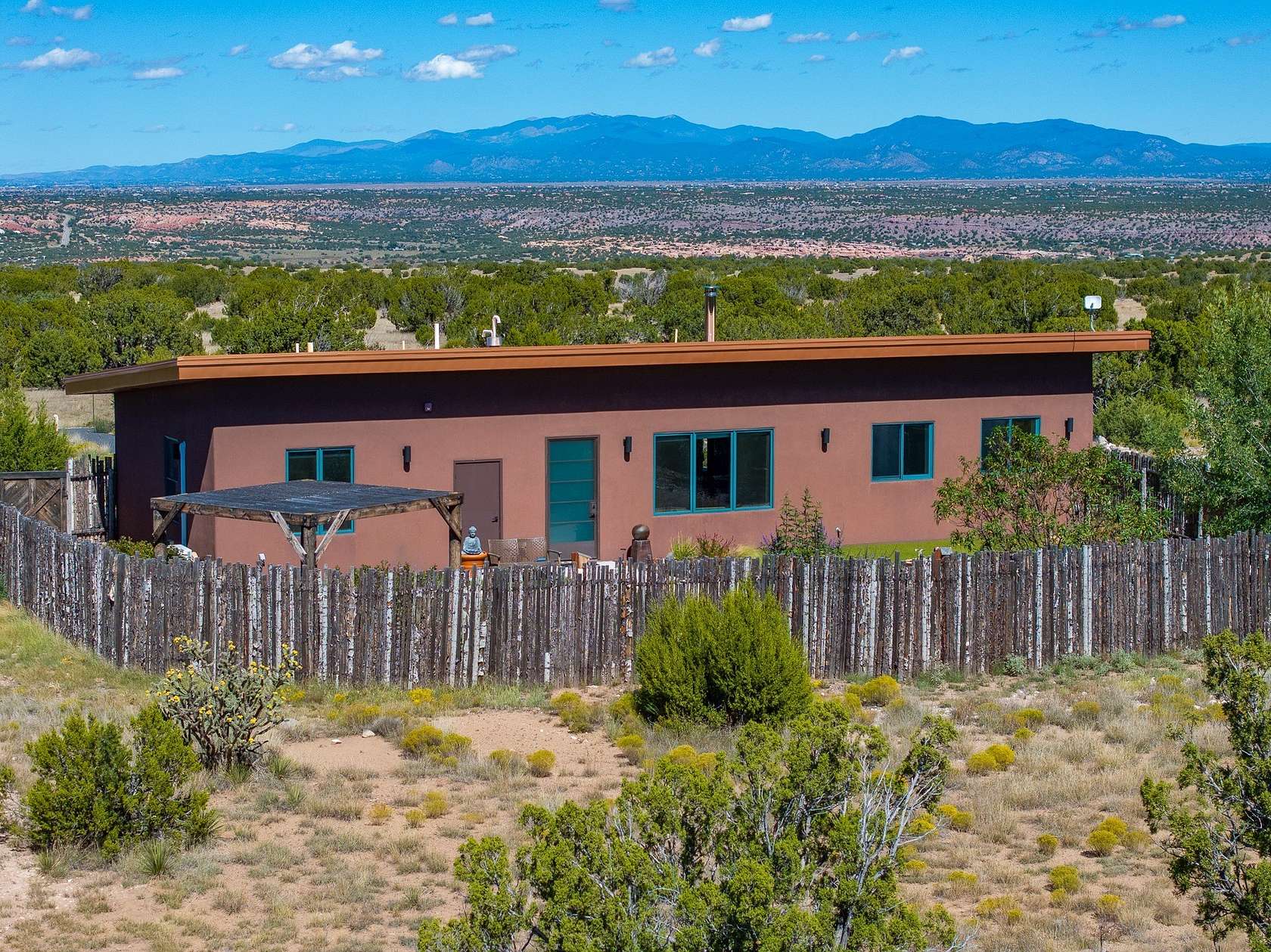 39.6 Acres of Recreational Land with Home for Sale in Cerrillos, New Mexico