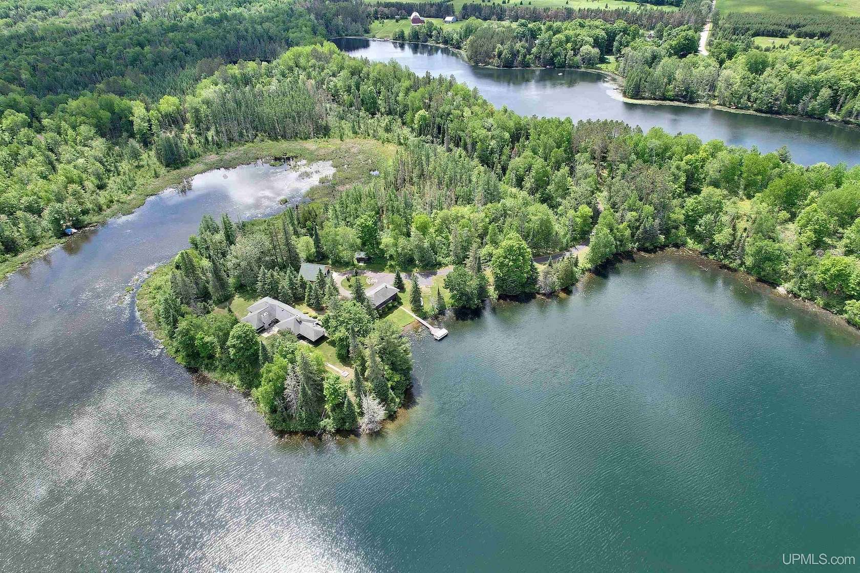 16 Acres of Land with Home for Sale in Crystal Falls, Michigan