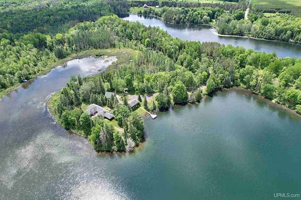 16 Acres of Land with Home for Sale in Crystal Falls, Michigan