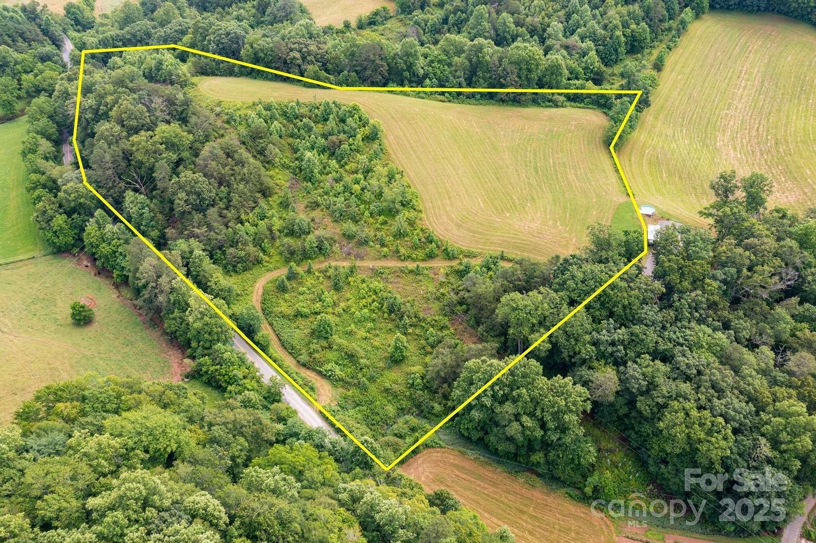 12.3 Acres of Land for Sale in Leicester, North Carolina