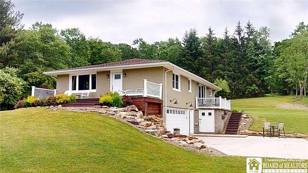 5.4 Acres of Residential Land with Home for Sale in Frewsburg, New York