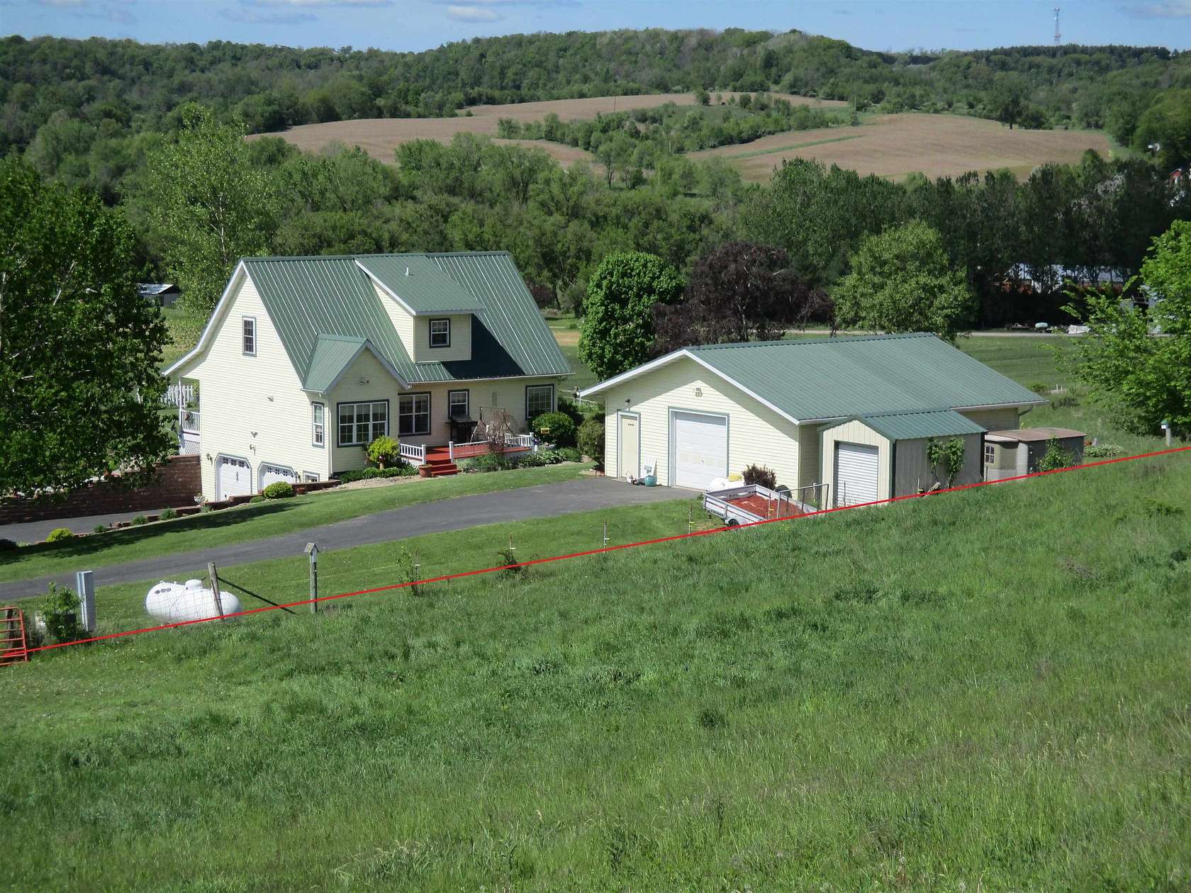 4 Acres of Residential Land with Home for Sale in Elroy, Wisconsin