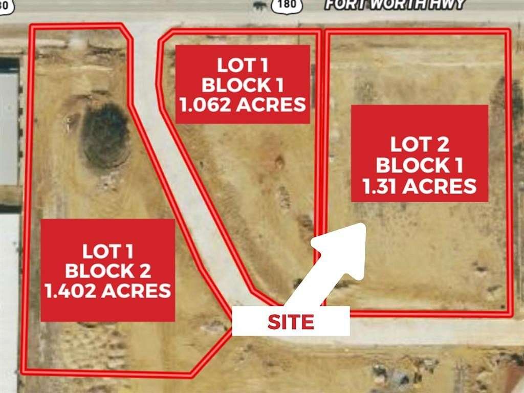 1.3 Acres of Commercial Land for Sale in Hudson Oaks, Texas