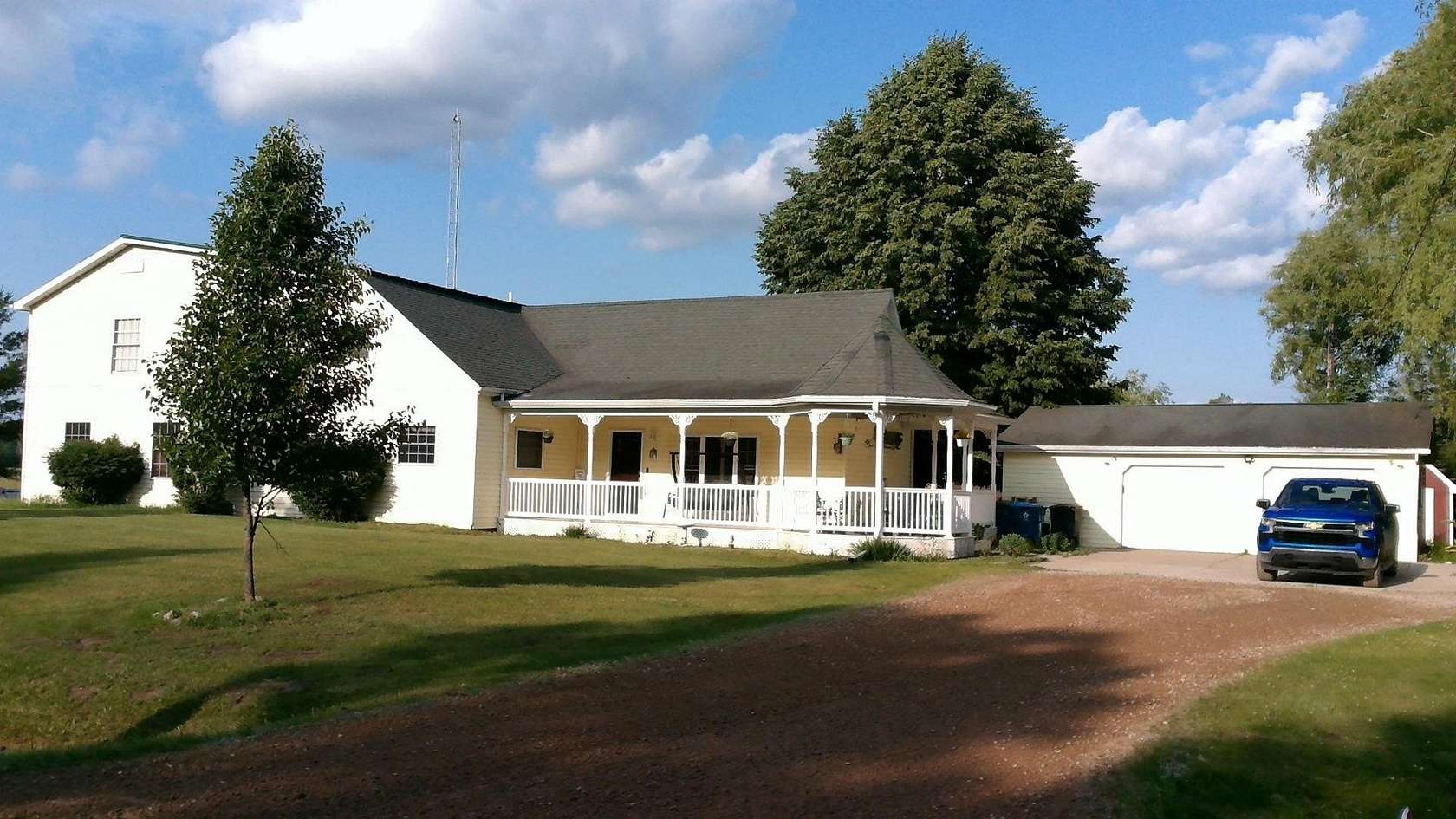 3 Acres of Residential Land with Home for Sale in Beaverton, Michigan