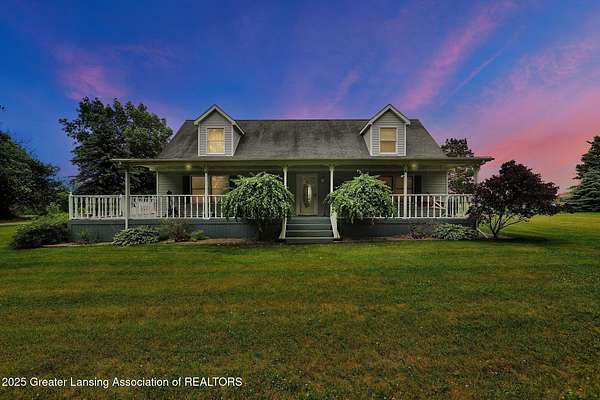 2 Acres of Residential Land with Home for Auction in Springport, Michigan