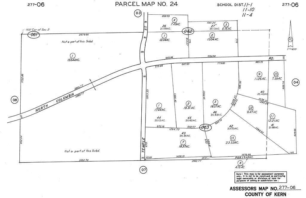 156 Acres of Land for Sale in California City, California