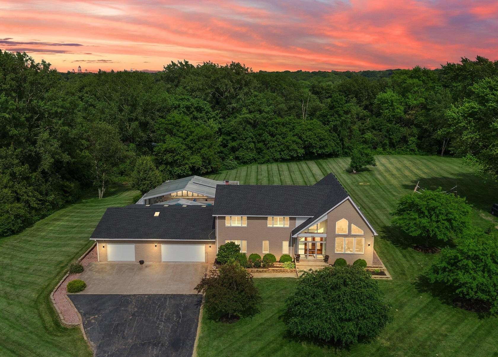 2.43 Acres of Residential Land with Home for Sale in Crown Point, Indiana