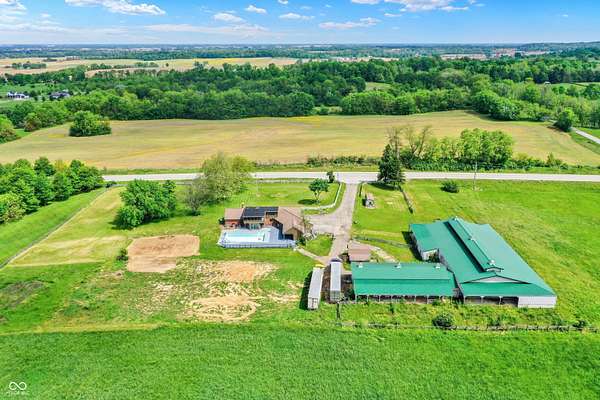 4.13 Acres of Residential Land with Home for Sale in Edinburgh, Indiana