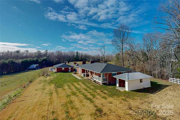 15 Acres of Land with Home for Sale in Mills River, North Carolina