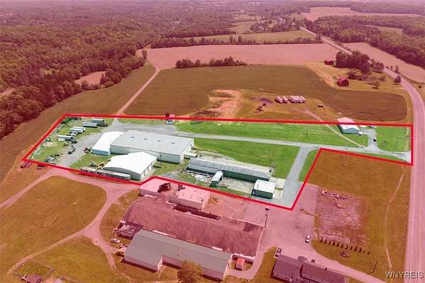 8.87 Acres of Improved Commercial Land for Sale in Cowlesville, New York