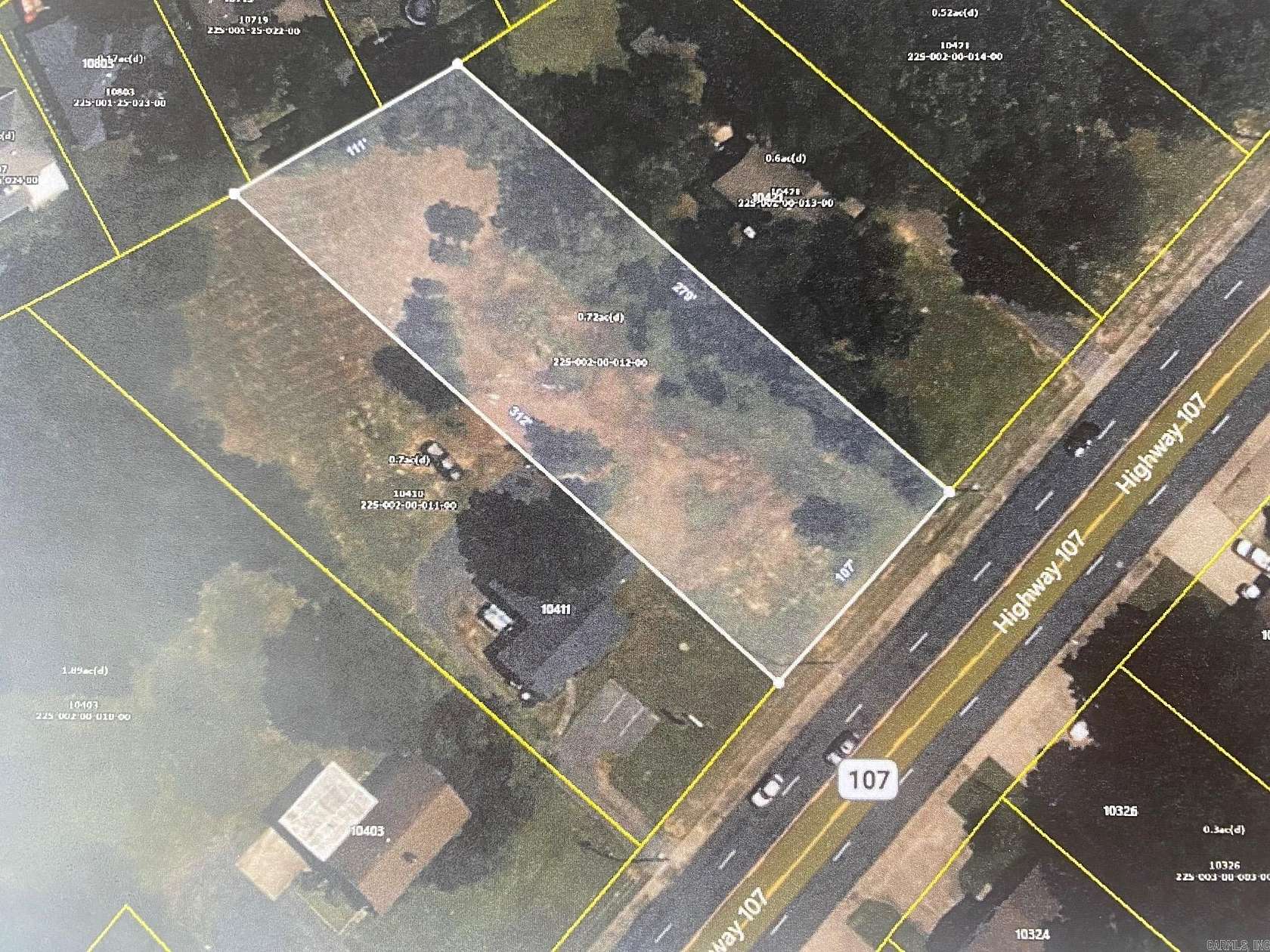 0.72 Acres of Commercial Land for Sale in Sherwood, Arkansas