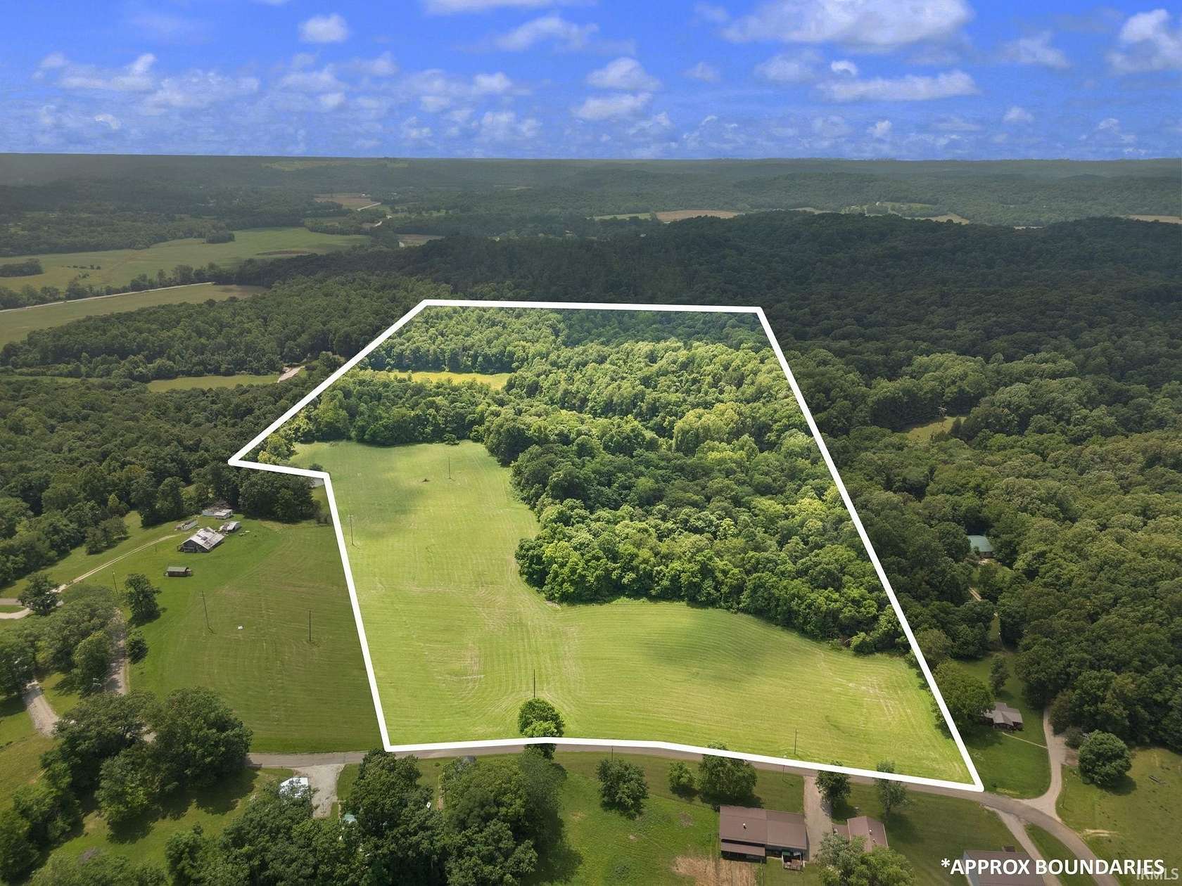 80 Acres of Recreational & Residential Land for Sale in Orangeville Township, Indiana