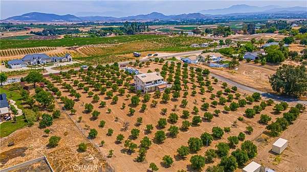 2.5 Acres of Residential Land with Home for Sale in Temecula, California