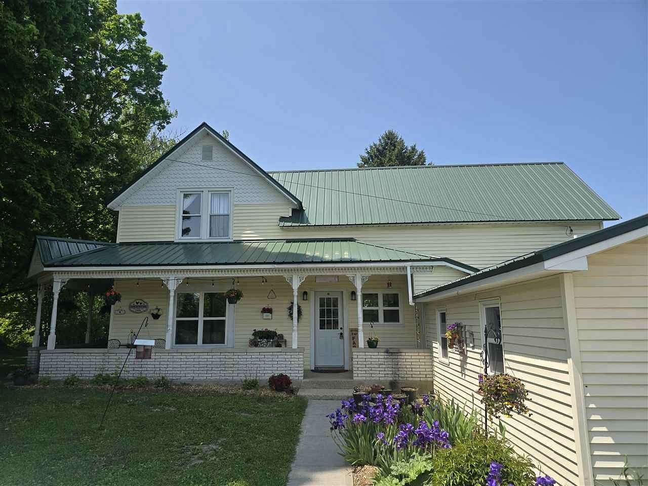 16.8 Acres of Land with Home for Sale in Le Roy, Michigan