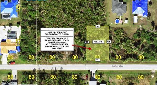 0.23 Acres of Residential Land for Sale in Port Charlotte, Florida