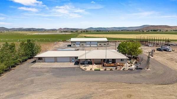 185 Acres of Agricultural Land with Home for Sale in Klamath Falls, Oregon