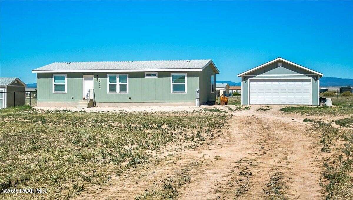 2 Acres of Residential Land with Home for Sale in Paulden, Arizona