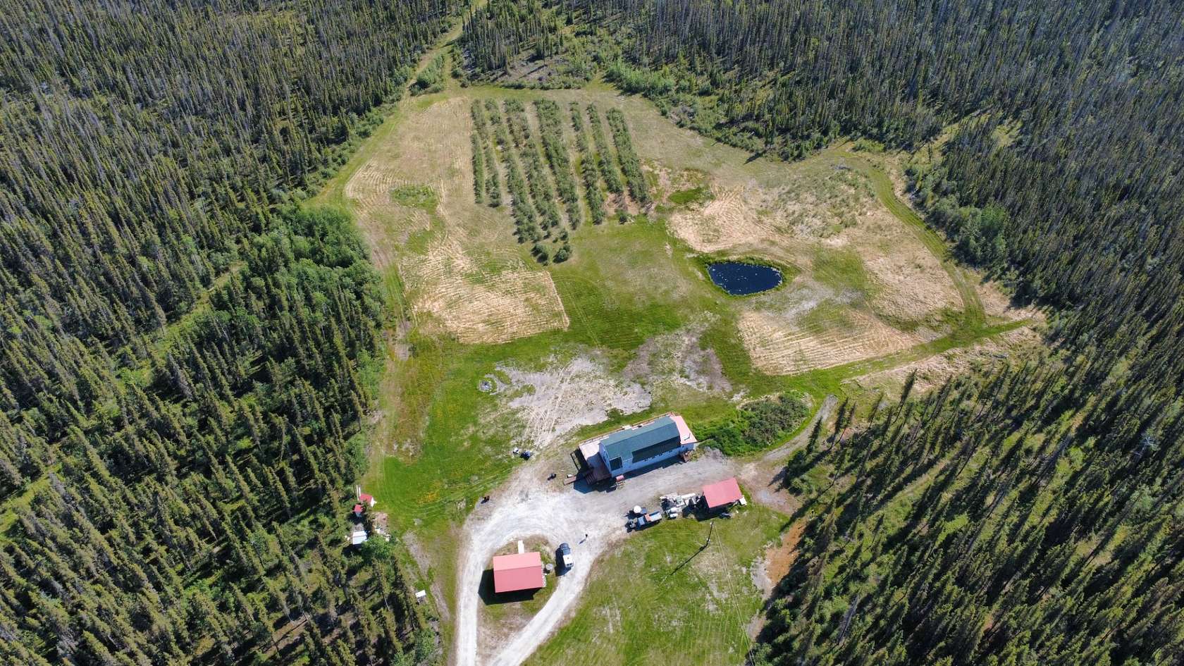 60 Acres of Land with Home for Sale in Copper Center, Alaska