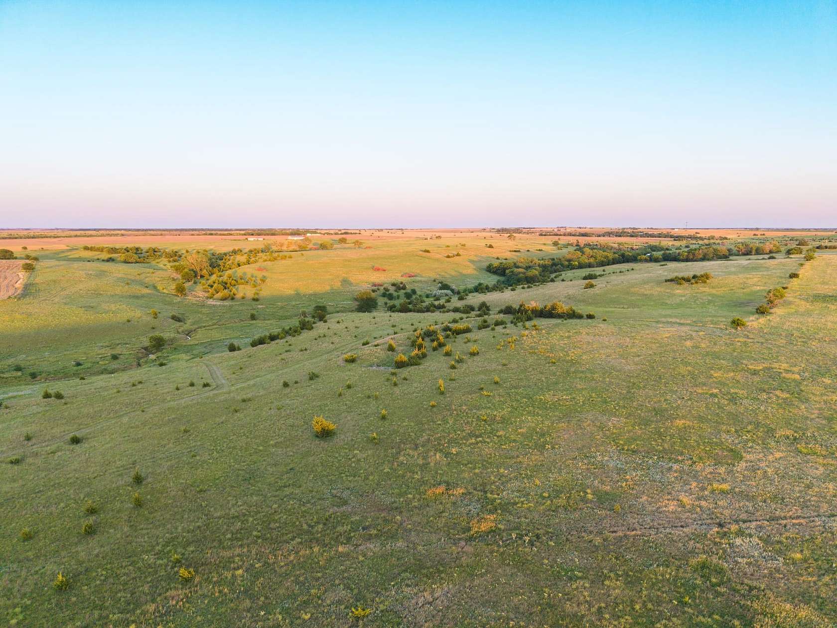 80 Acres of Recreational Land for Sale in Claflin, Kansas