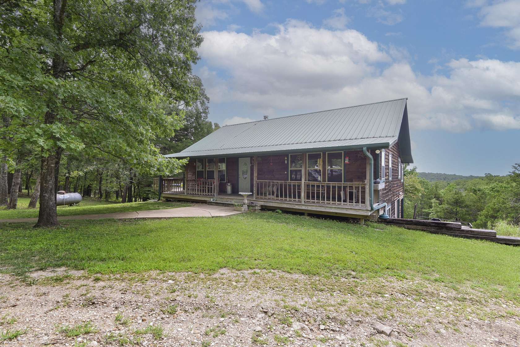 80 Acres of Recreational Land with Home for Sale in Theodosia, Missouri