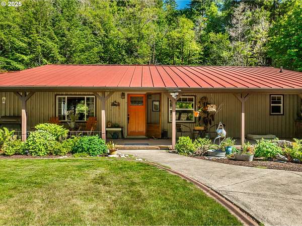 3 Acres of Residential Land with Home for Sale in Myrtle Point, Oregon