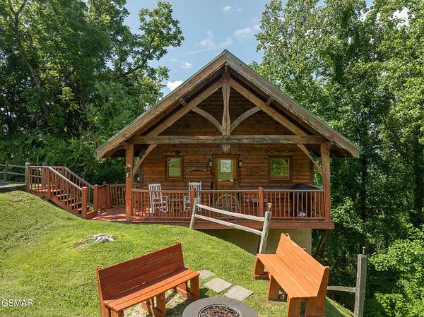 4.3 Acres of Residential Land with Home for Sale in Sevierville, Tennessee