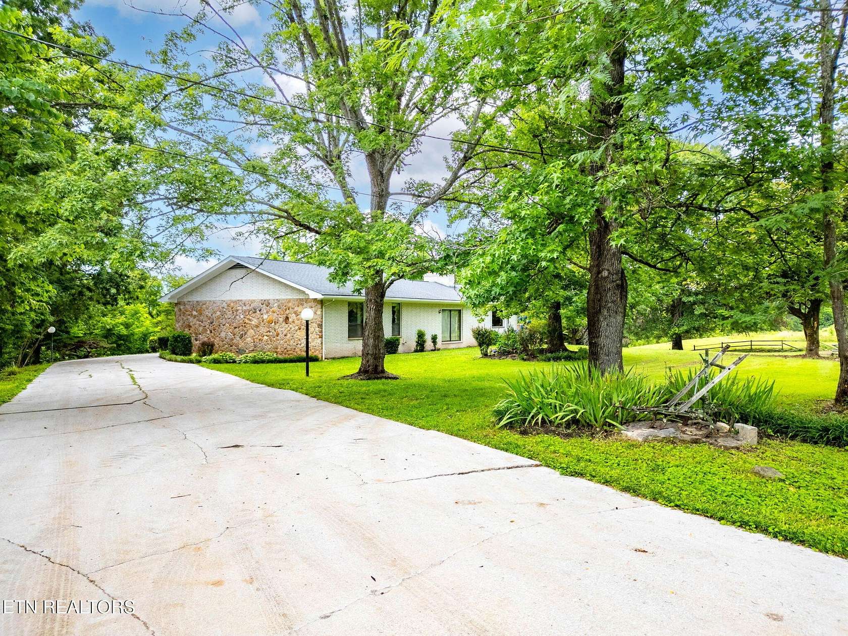 18.6 Acres of Land with Home for Sale in Knoxville, Tennessee