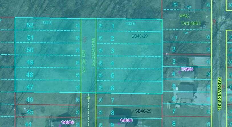 0.46 Acres of Residential Land for Sale in Cedar Lake, Indiana