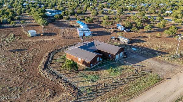 5 Acres of Land with Home for Sale in Vernon, Arizona