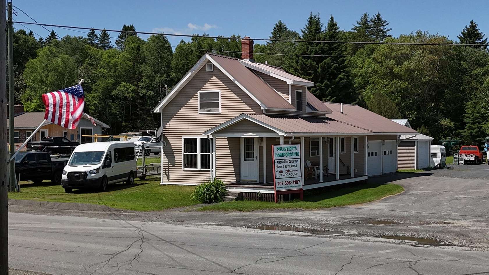 10 Acres of Improved Mixed-Use Land for Sale in Saint Francis, Maine