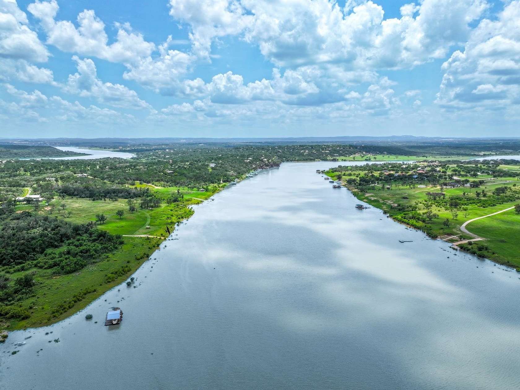 7.5 Acres of Land with Home for Sale in Marble Falls, Texas