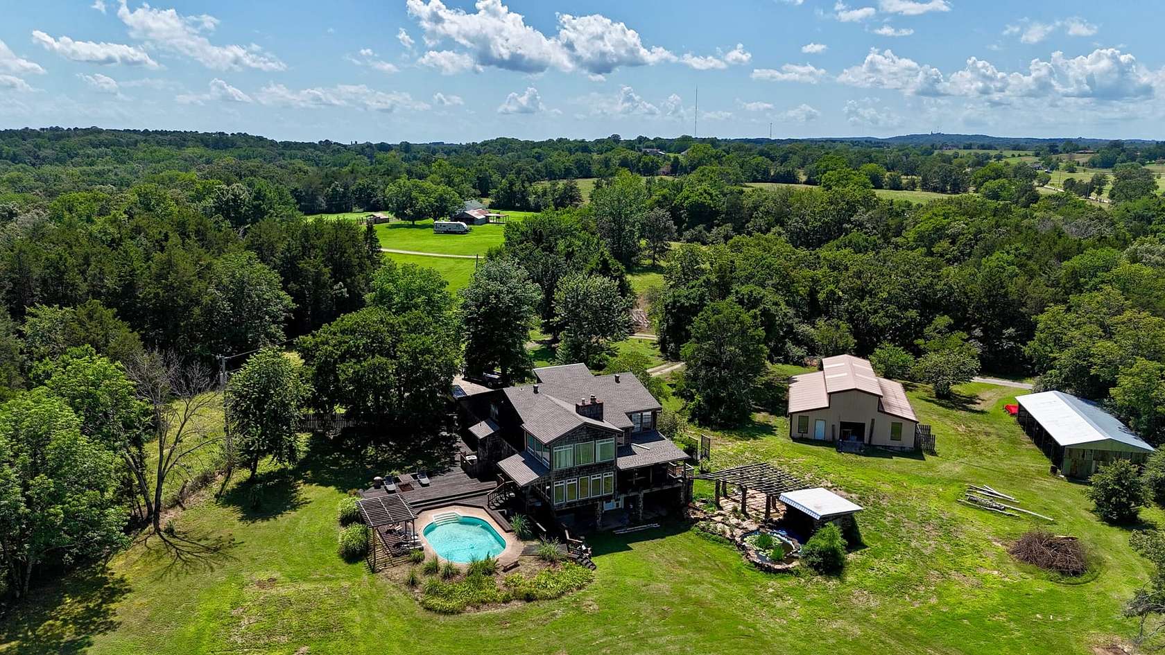 39.2 Acres of Land with Home for Sale in Rudy, Arkansas