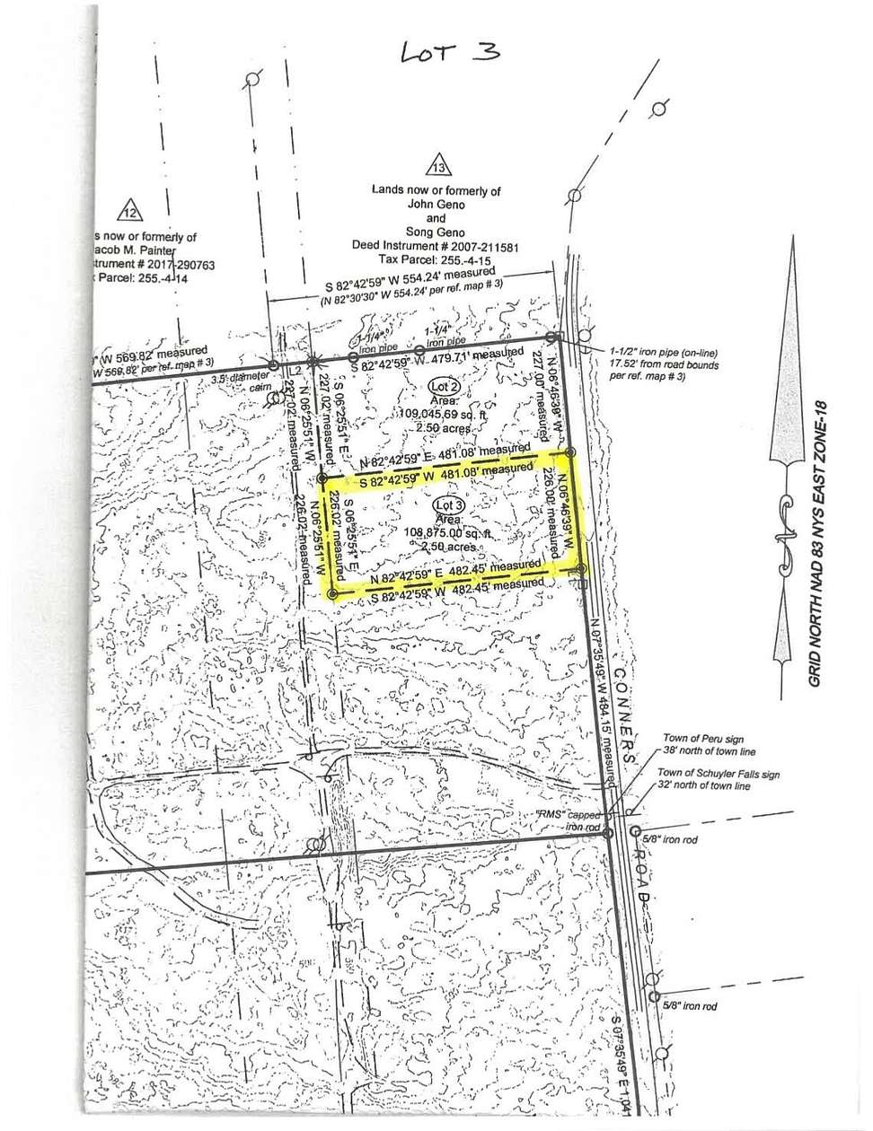 2.5 Acres of Residential Land for Sale in Peru, New York