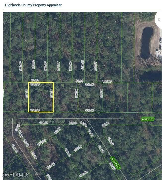 0.28 Acres of Residential Land for Sale in Sebring, Florida