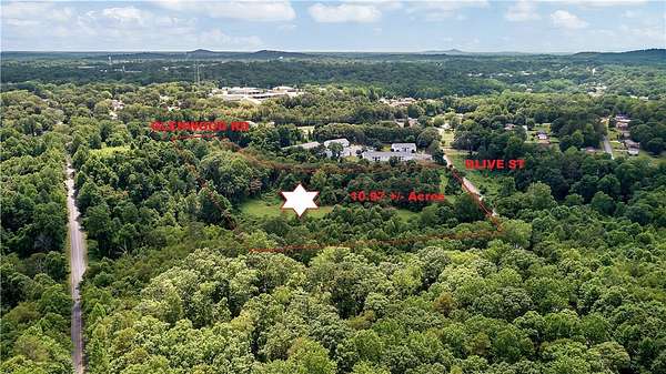 11 Acres of Commercial Land for Sale in Easley, South Carolina