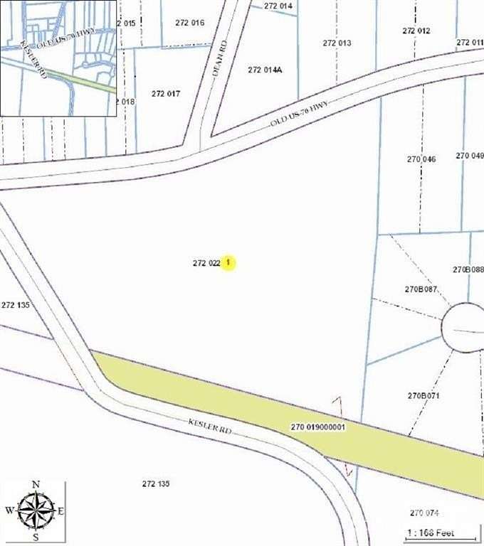 14.4 Acres of Recreational Land for Sale in Cleveland, North Carolina