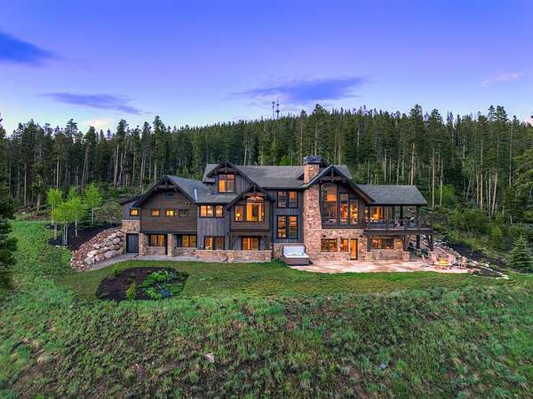 8.14 Acres of Residential Land with Home for Sale in Breckenridge, Colorado