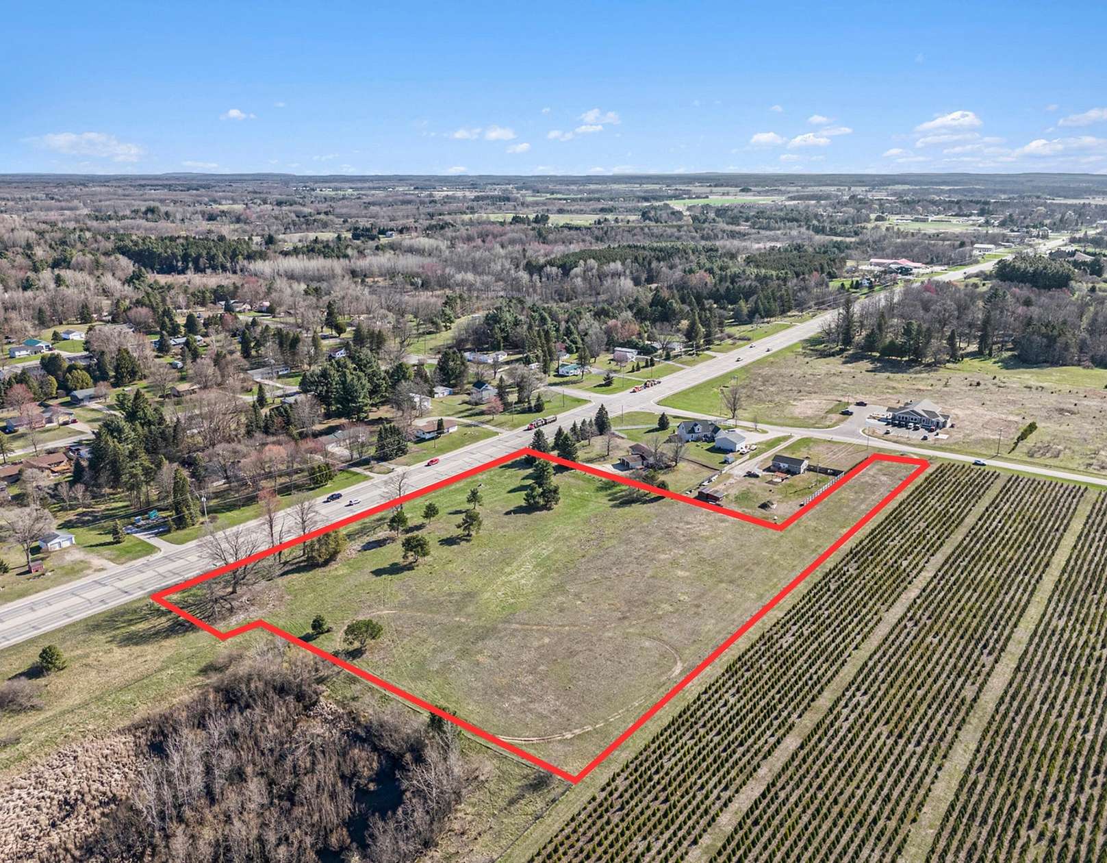 5.26 Acres of Mixed-Use Land for Sale in Scottville, Michigan
