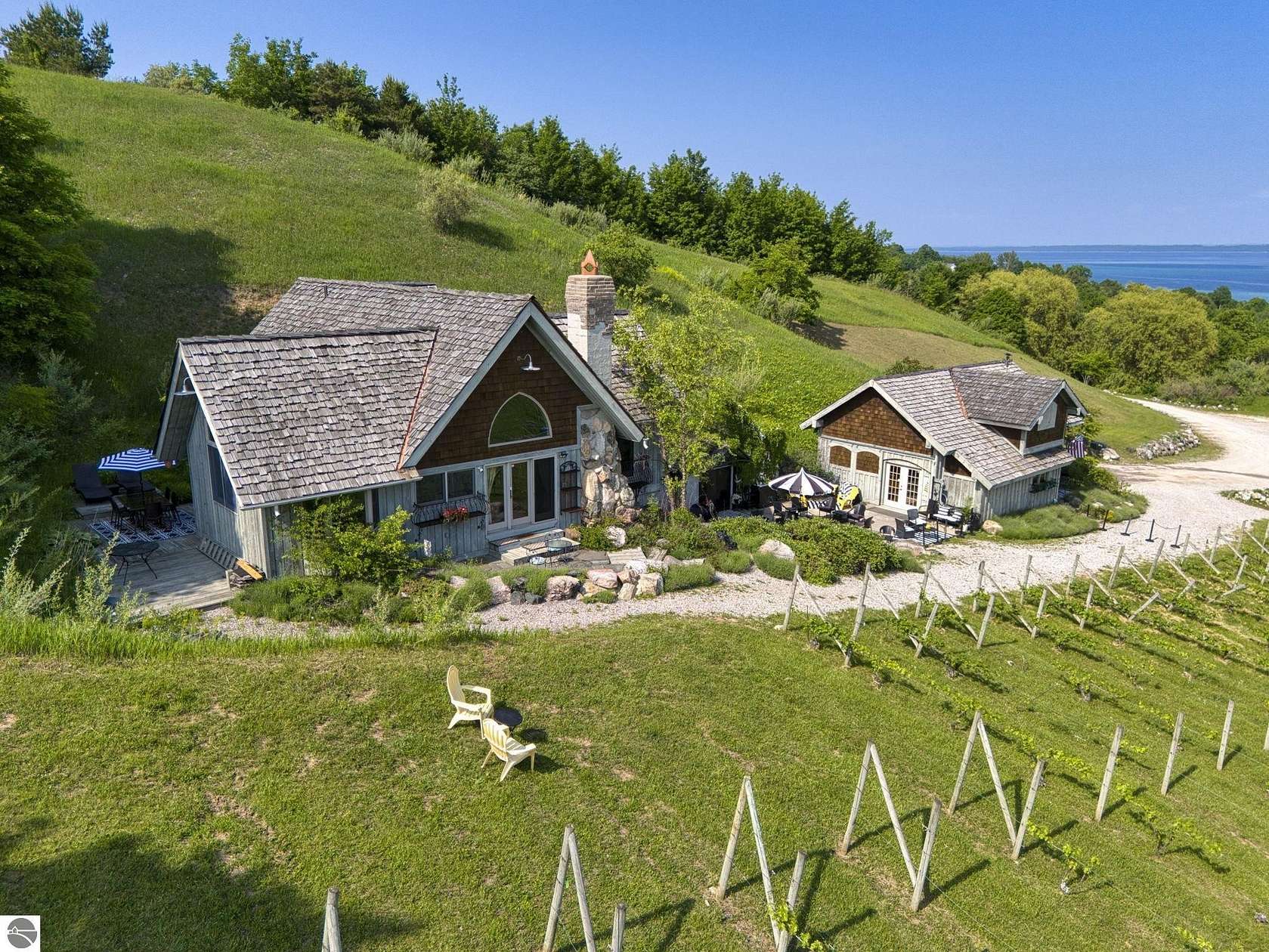 11.5 Acres of Land with Home for Sale in Suttons Bay, Michigan