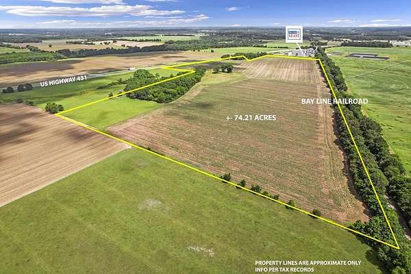 74 Acres of Land for Sale in Headland, Alabama