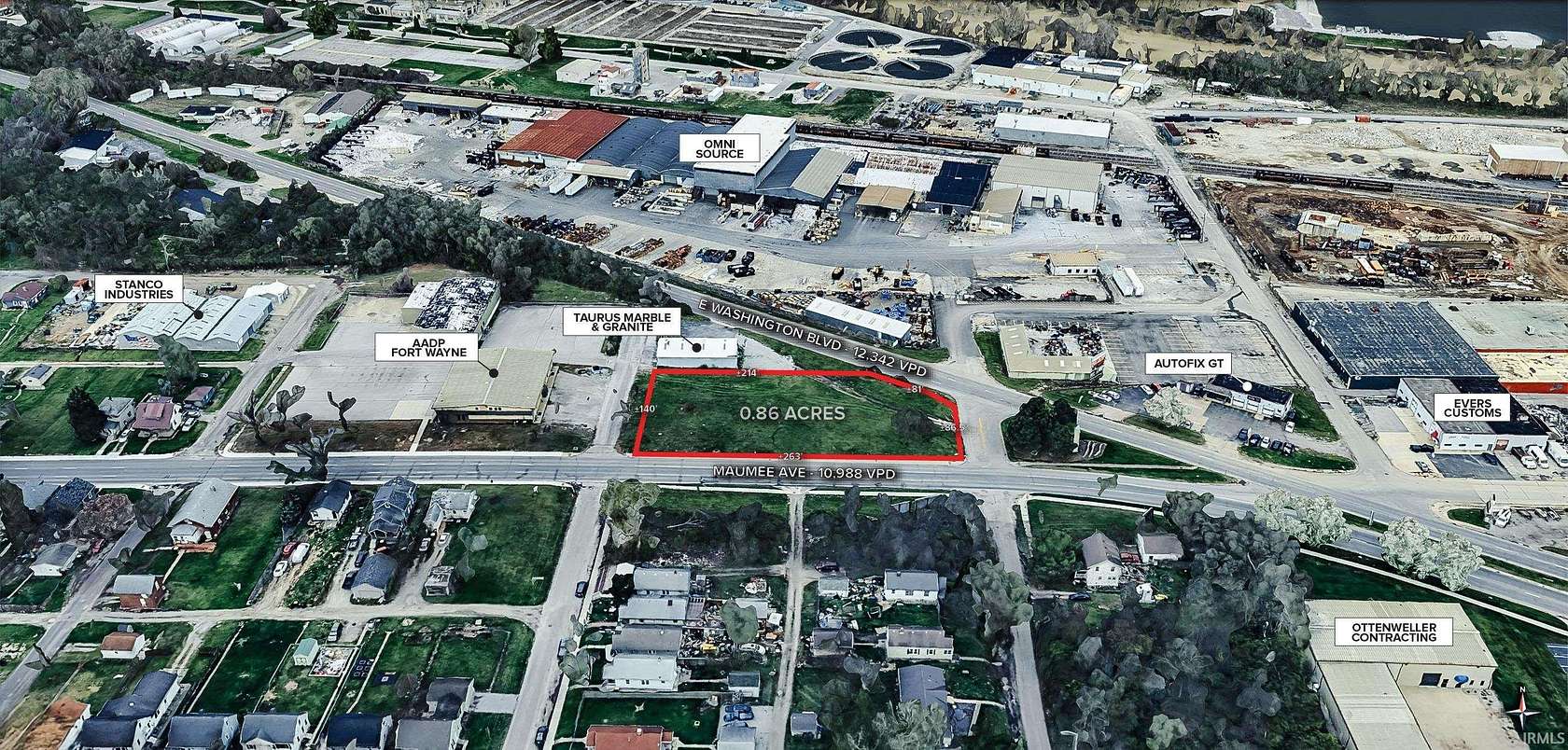 0.86 Acres of Residential Land for Sale in Fort Wayne, Indiana